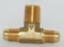 3/8" X 3/8" X 1/2" FLARE BRASS TEE              J/B INDUSTRIES