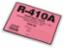 R-410A REFRIGERANT LABEL S       10 PER PACK