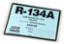 R-134A REFRIGERANT LABEL S       10 PER PACK