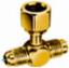 1/4" FL X 1/4" FL X 1/4" SWIVEL W/O DEPRESSOR ACCESS TEE    J/B