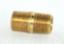 1/2" MPT BRASS CLOSE NIP PLE     J/B INDUSTRIES