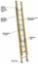 FIBERGLASS EXTENSION LADDER    24 FT